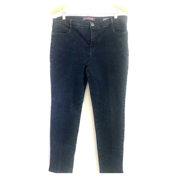 Gloria Vanderbilt Denim - Gloria Vanderbilt Ankle Grazer Skinny Blue Jean 14